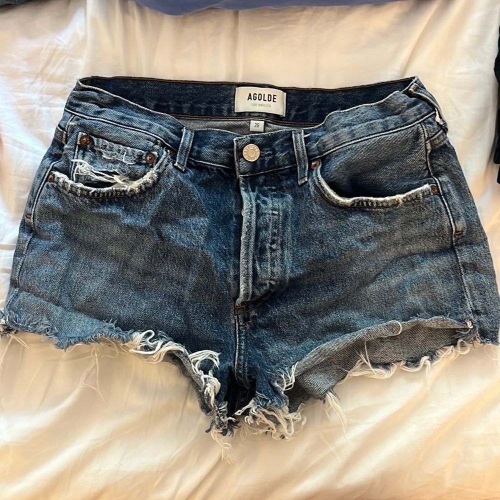 AGOLDE Parker short dark blue size 26
